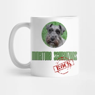 Miniature Schnauzers Rock! Mug